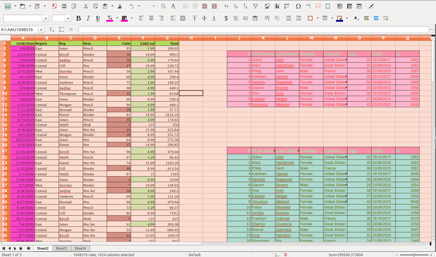 How to bulk copy and paste